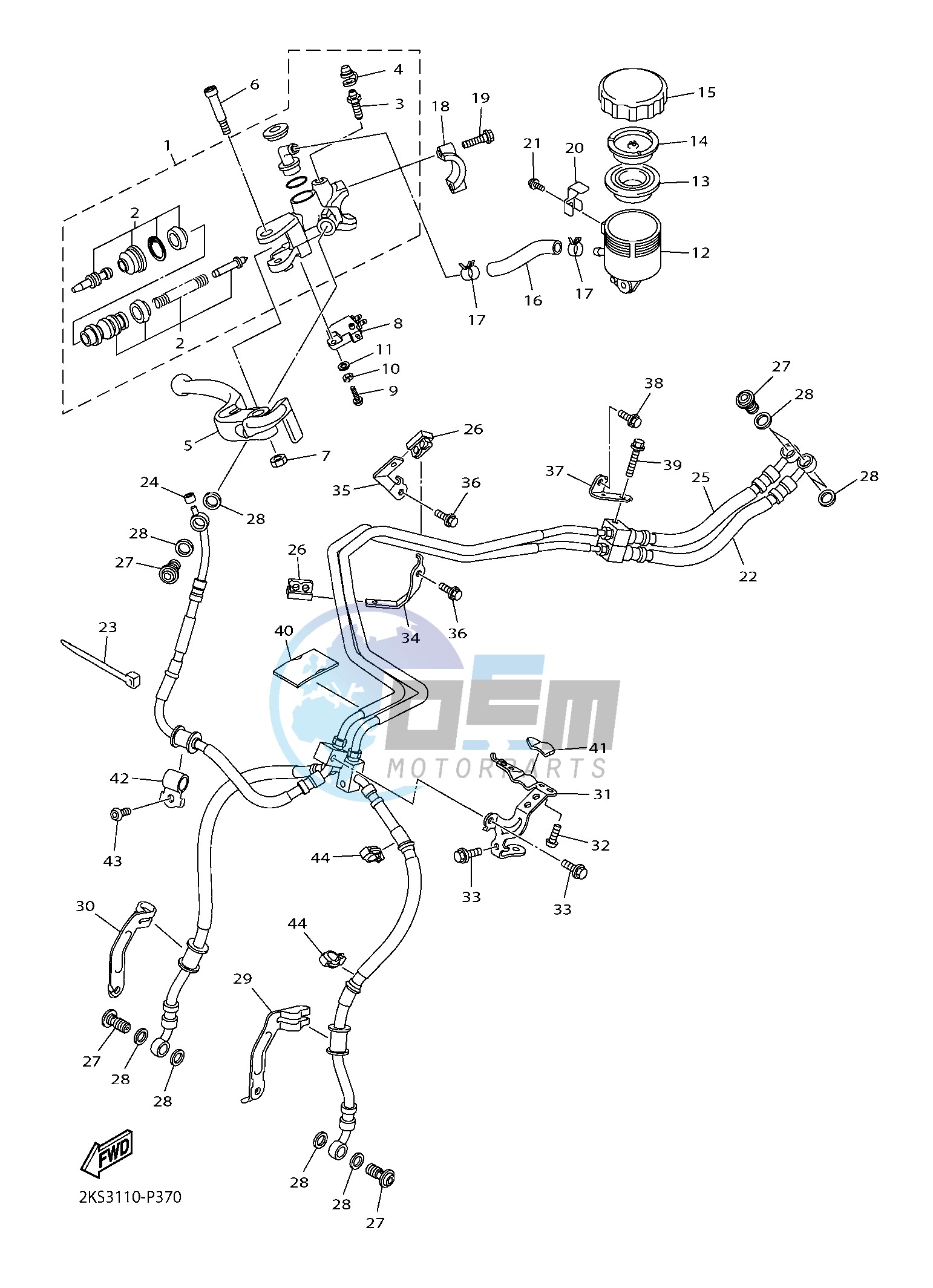 FRONT MASTER CYLINDER