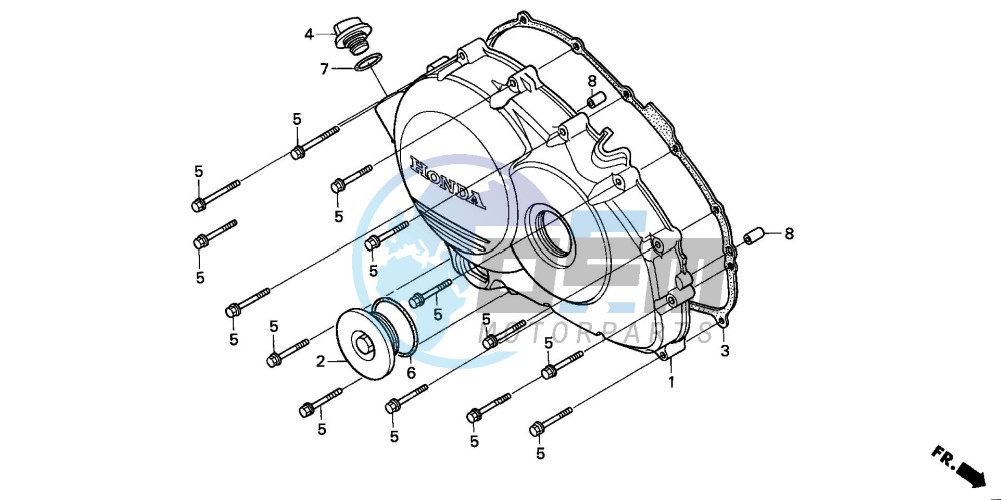 RIGHT CRANKCASE COVER