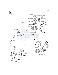 Z800 ZR800AGF FR GB XX (EU ME A(FRICA) drawing Front Master Cylinder