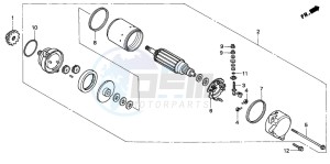 CBX750P2 drawing STARTING MOTOR (2)