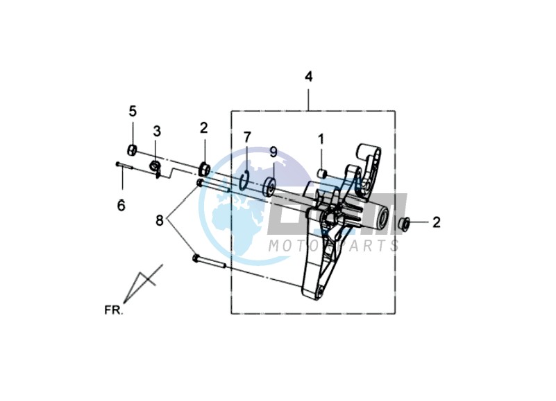 REAR FORK - REAR SUSPENSION