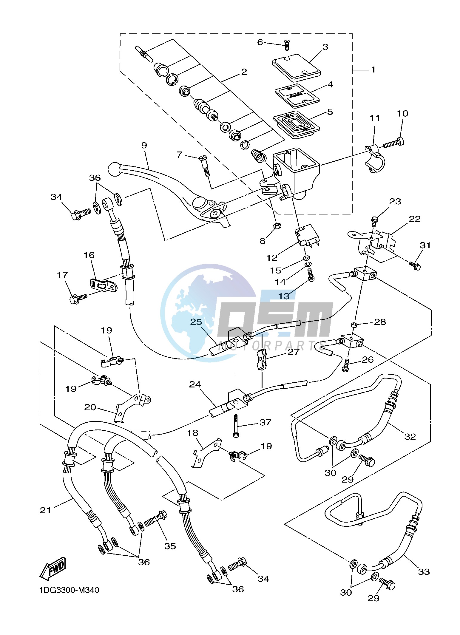 FRONT MASTER CYLINDER