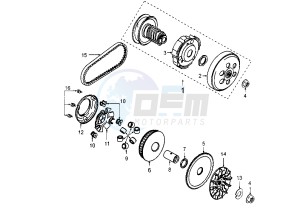 ELYSEO - 125 cc drawing CLUTCH