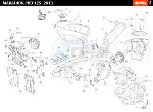 MARATHON-125-PRO-BLACK drawing HOSE CONNEXIONS TANKS