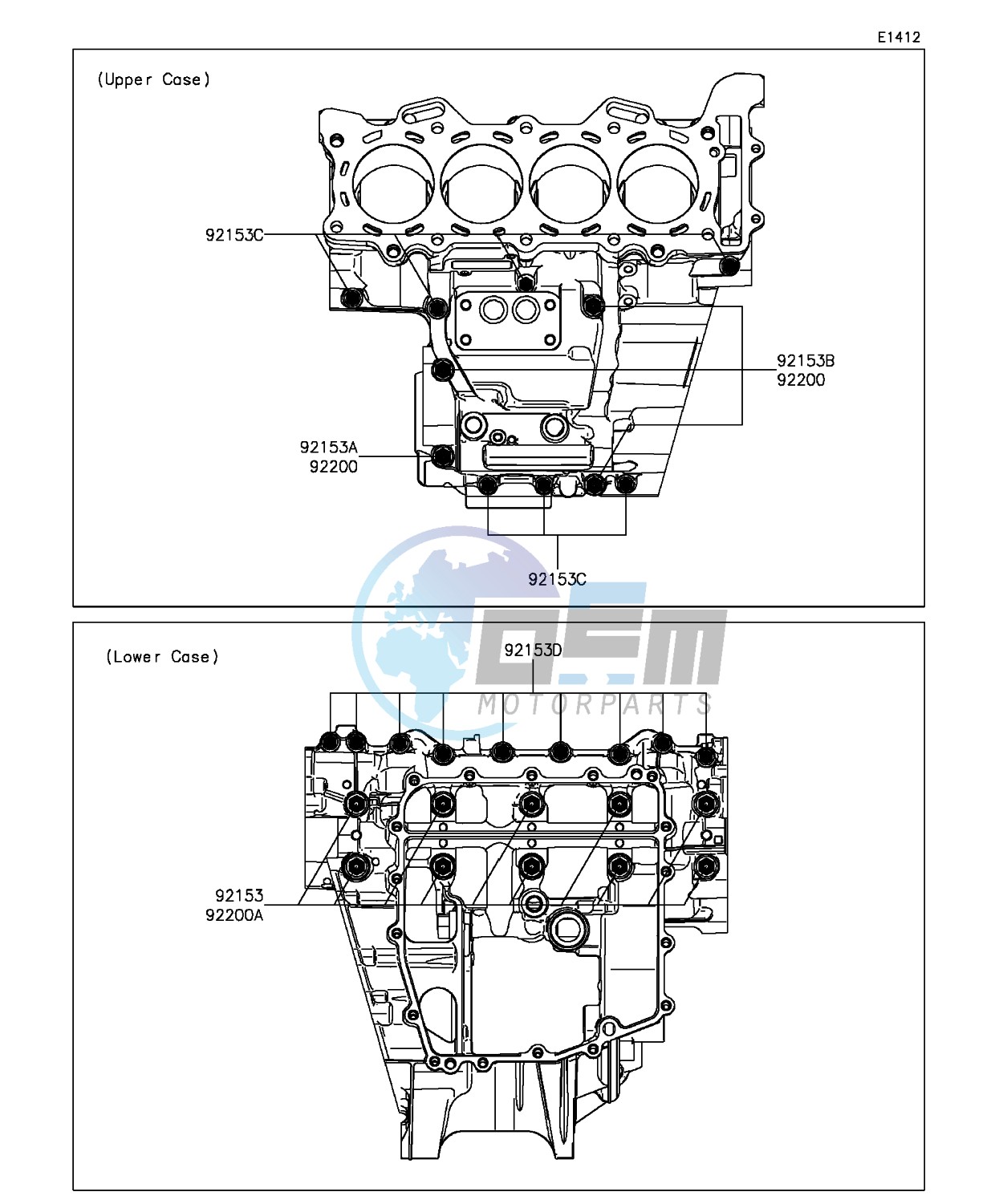 Crankcase Bolt Pattern