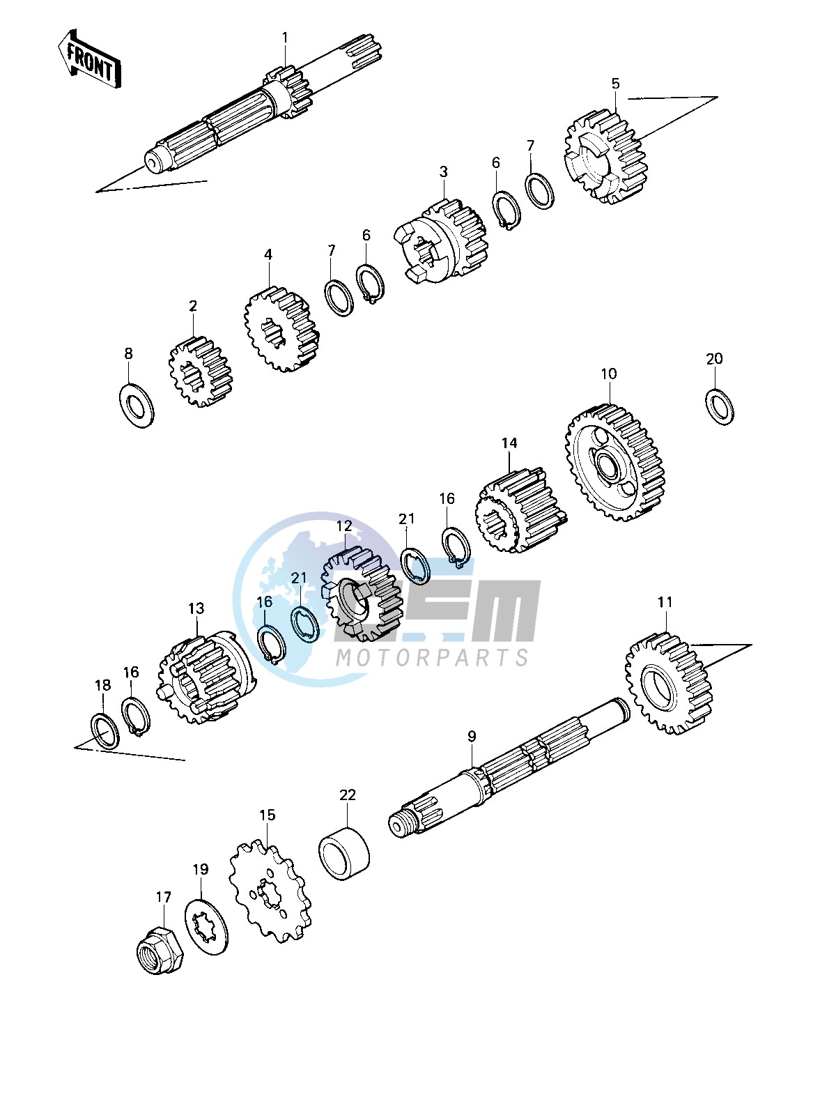 TRANSMISSION -- 80-81 KE175-D2_D3- -