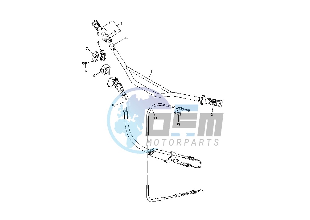 STEERING HANDLE -CABLE