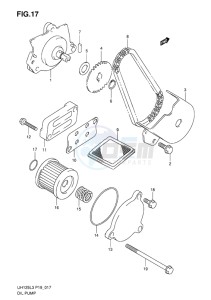 UH125Z BURGMAN EU drawing OIL PUMP