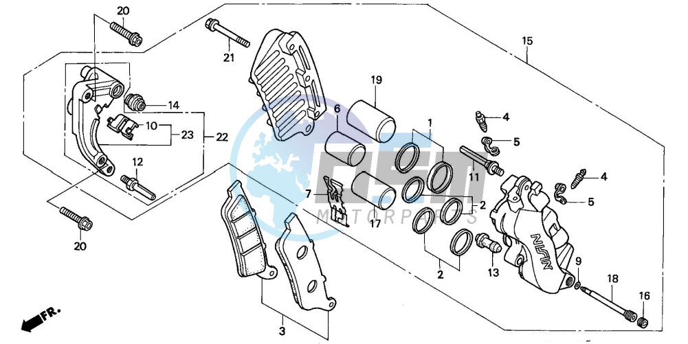 FRONT BRAKE CALIPER