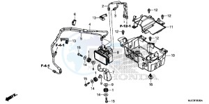 CBR650FE CBR650FE 2ED - (2ED) drawing ABS MODULATOR/ TRAY