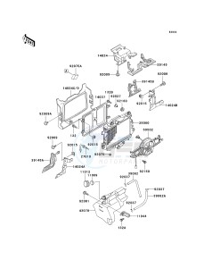 ZG 1200 B [VOYAGER XII] (B15-B17) [VOYAGER XII] drawing RADIATOR