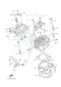 YFZ450R YFZ45YSXH (BW22) drawing CYLINDER