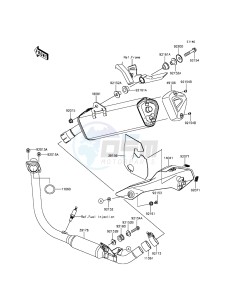 Z250SL BR250EFF XX (EU ME A(FRICA) drawing Muffler(s)