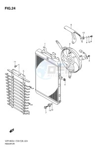 VZR1800 (E3) INTRUDER drawing RADIATOR