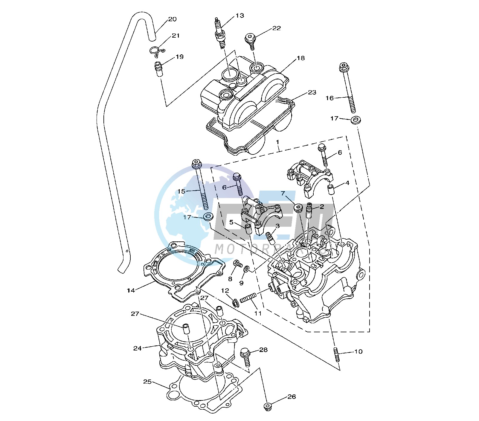 CYLINDER AND HEAD