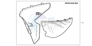 VT600CD2 drawing SIDE COVER SET