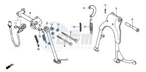 CB250 drawing STAND