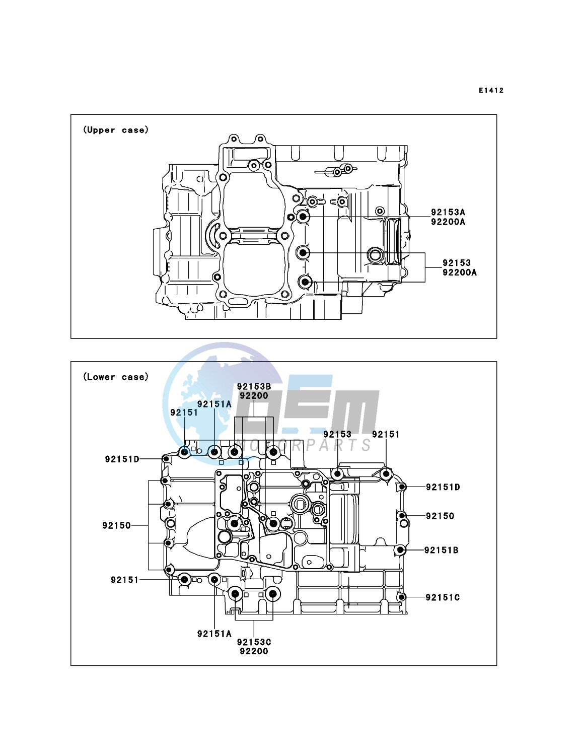 Crankcase Bolt Pattern