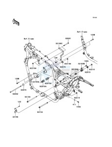 VN1700_VOYAGER_ABS VN1700B9F GB XX (EU ME A(FRICA) drawing Frame Fittings