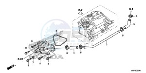 TRX420FA6H Europe Direct - (ED) drawing WATER PUMP COVER