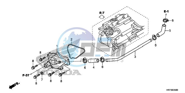 WATER PUMP COVER