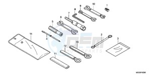 NC700XAC drawing TOOL