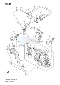 VZ1500 (E3-E28) drawing THROTTLE BODY