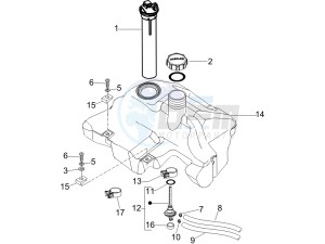 LX 50 2T 25 Kmh NL drawing Fuel Tank