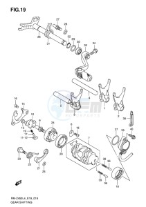 RM-Z450 EU drawing GEAR SHIFTING