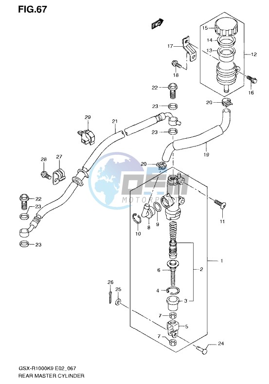 REAR MASTER CYLINDER