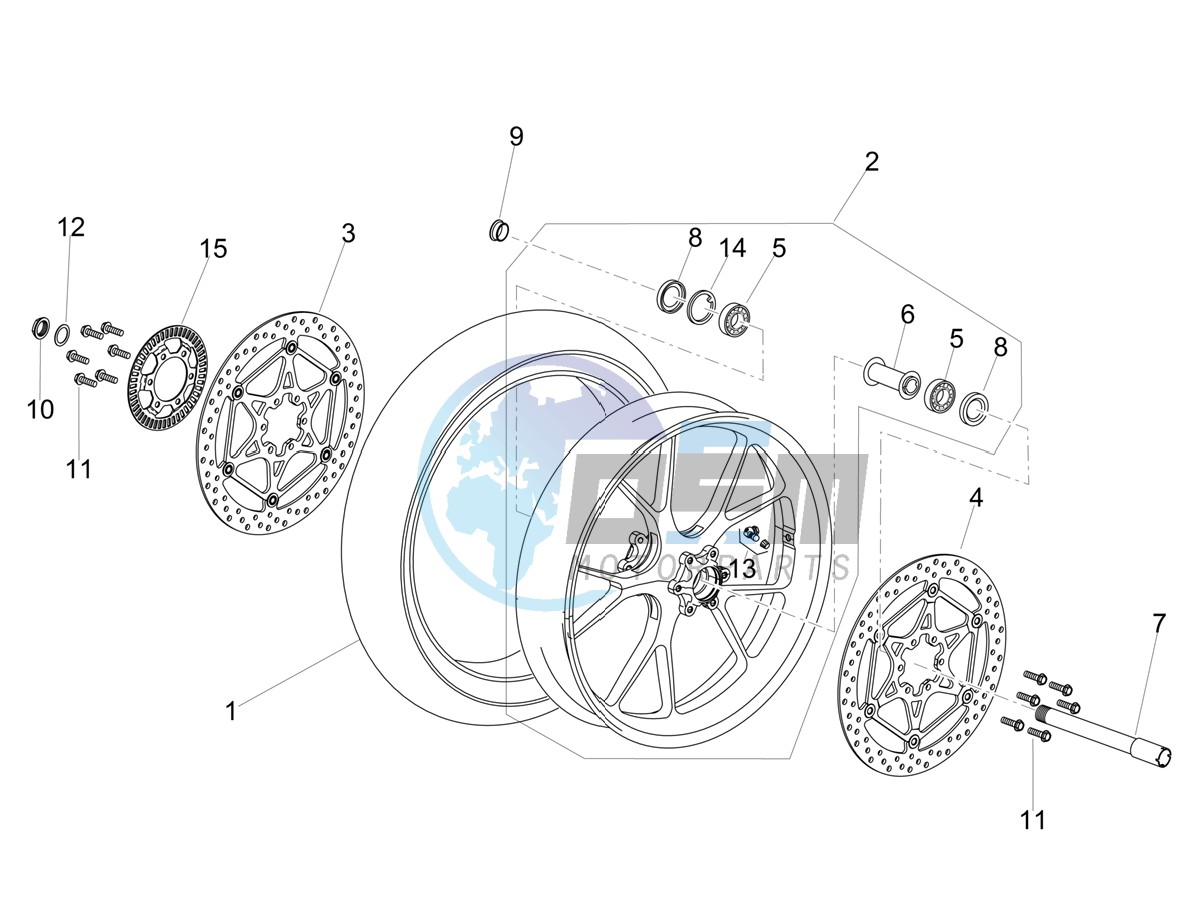 Front wheel