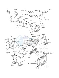 VN 2000 A [VULCAN 2000] (A6F-A7F) A6F drawing HEADLIGHT-- S- -