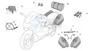 RST 1000 Futura drawing Acc.-Top/cases,side cases var