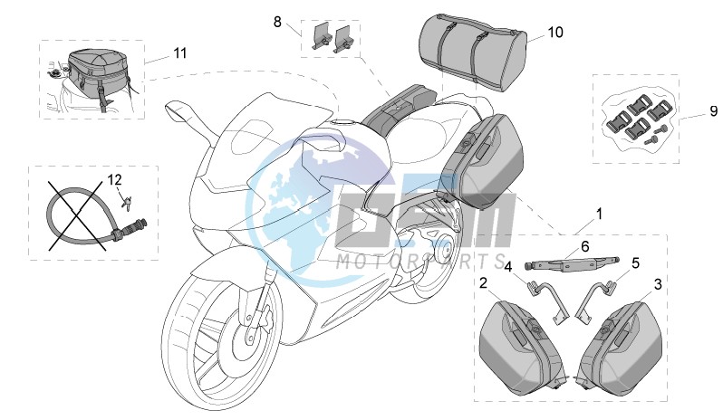 Acc.-Top/cases,side cases var