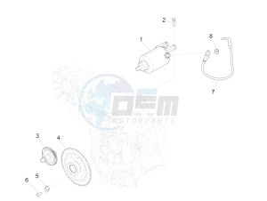 GTV 300 SEI GIORNI IE E4 ABS (NAFTA) drawing Stater - Electric starter