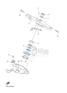 YZF-R6 R6 600 (1JSU 1JSV) drawing STEERING