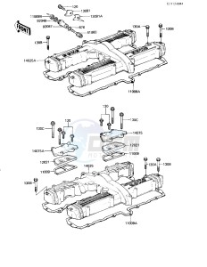 KZ 650 H [CSR] (H3) [CSR] drawing CYLINDER HEAD COVER -- 83 H3- -