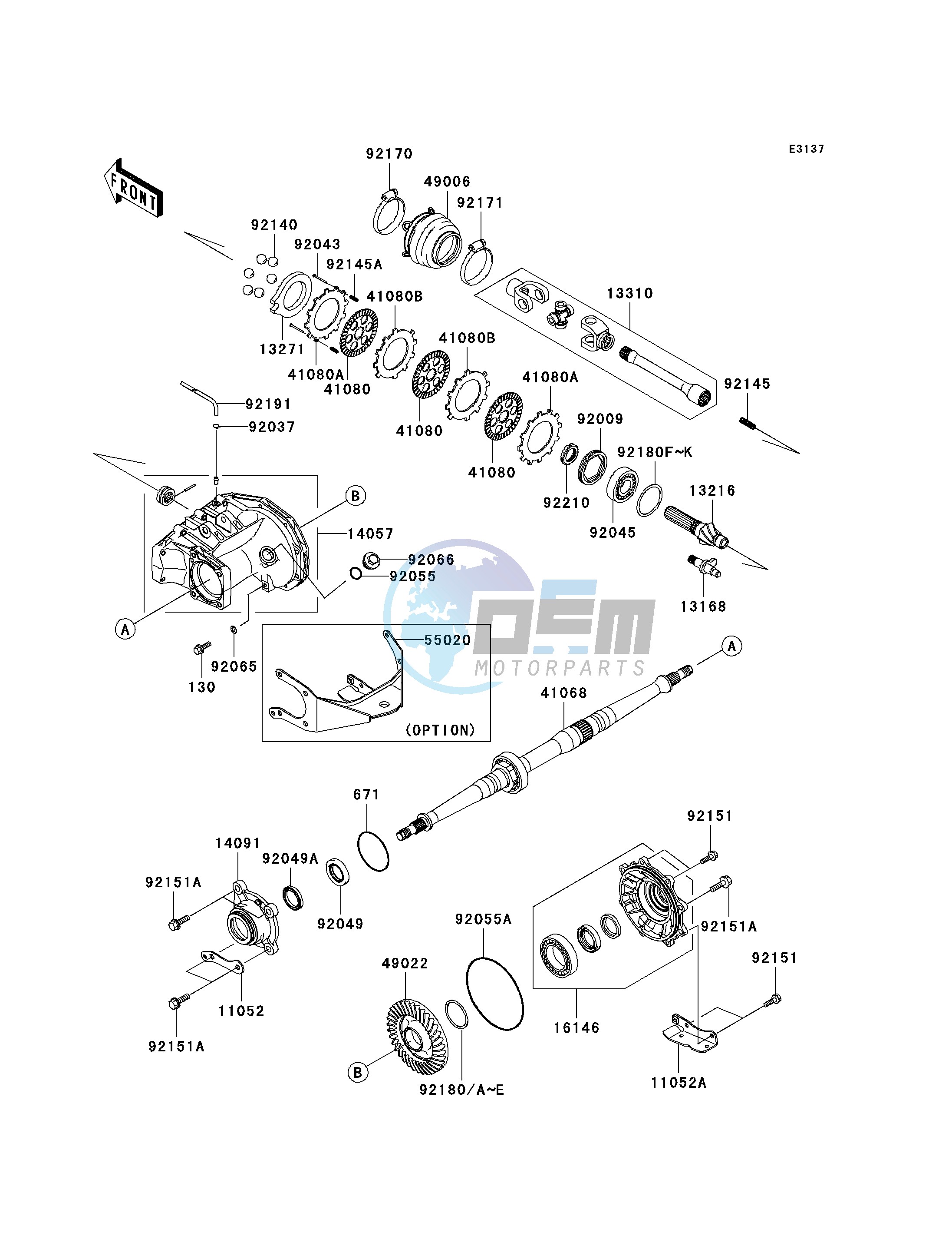 DRIVE SHAFT-REAR