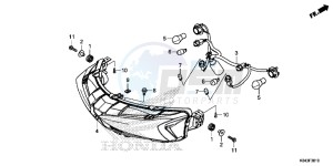 NSS300D Forza - NSS300D UK - (E) drawing REAR COMBINATION LIGHT