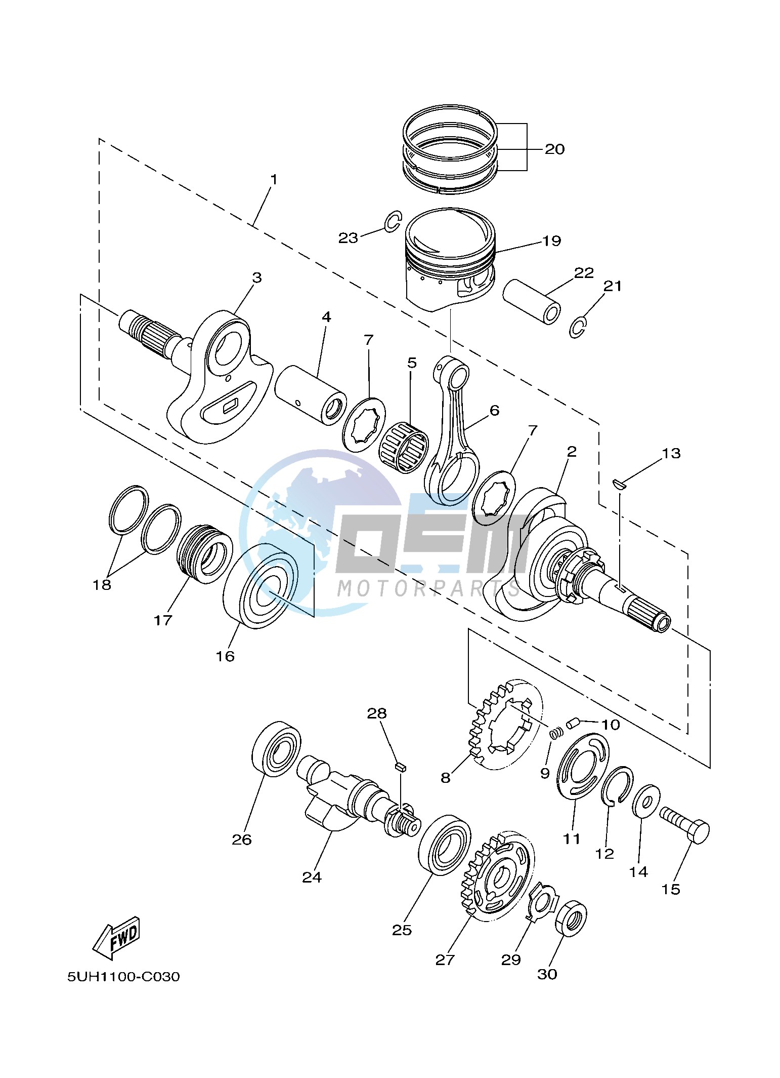 CRANKSHAFT & PISTON