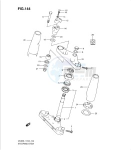 VL800 drawing STEERING STEM (VL800CL1 E24)