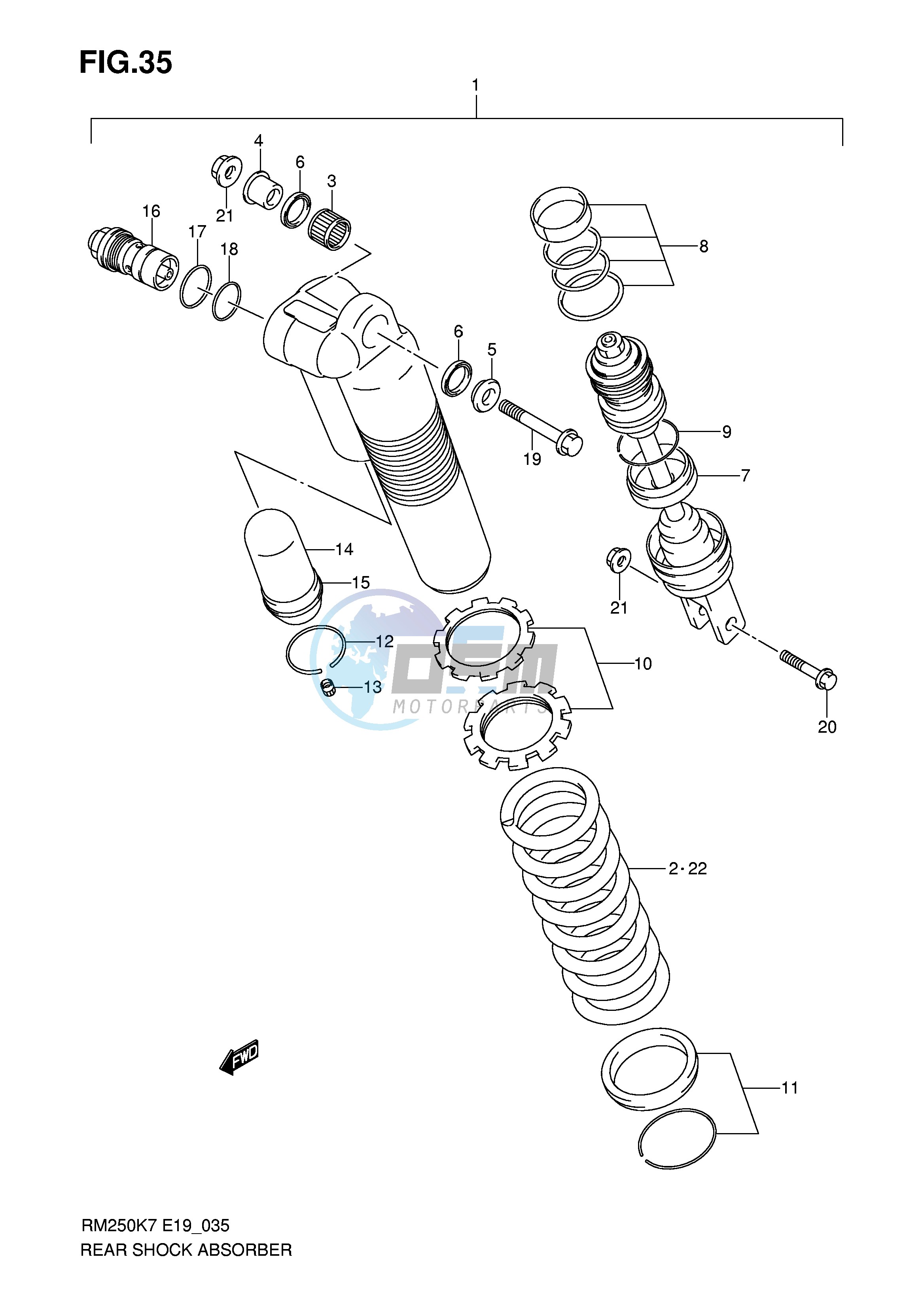 REAR SHOCK ABSORBER