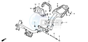 PK50M drawing FRAME BODY