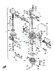 TT A 350 drawing CARBURETOR