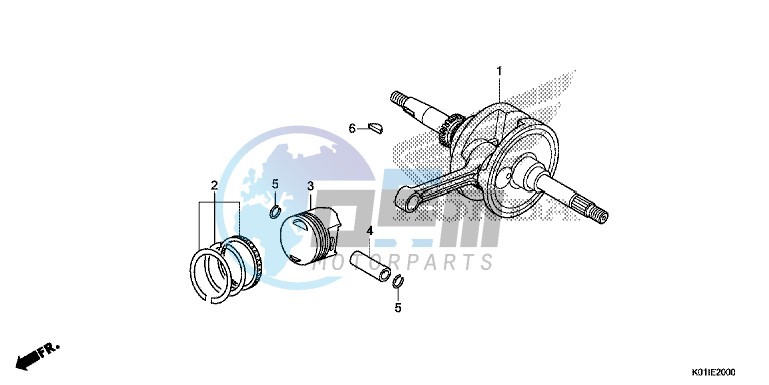 CRANKSHAFT/PISTON