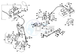 RAPTOR 1000 drawing BRAKE SYSTEM