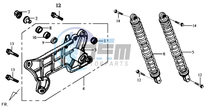 REAR FORK - REAR SUSPENSION