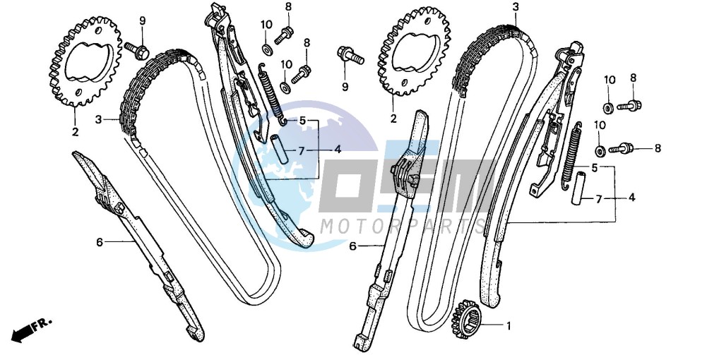 CAM CHAIN/TENSIONER