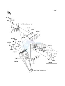 NINJA_ZX-6R ZX600P7F FR GB XX (EU ME A(FRICA) drawing Taillight(s)