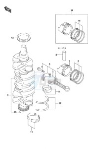 DF 115A drawing Crankshaft